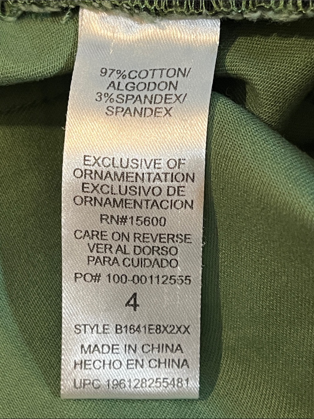 Democracy Olive Cropped Ankle Jeans - Picture 5 of 5